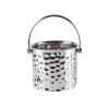 DF99332 Luxury single-layer hand-pressed ice cube bucket, stainless steel non-magnetic ice bucket, stainless steel hammered ice bucket, stainless steel bright ice bucket, not DF TRADING HOUSE Specification image
